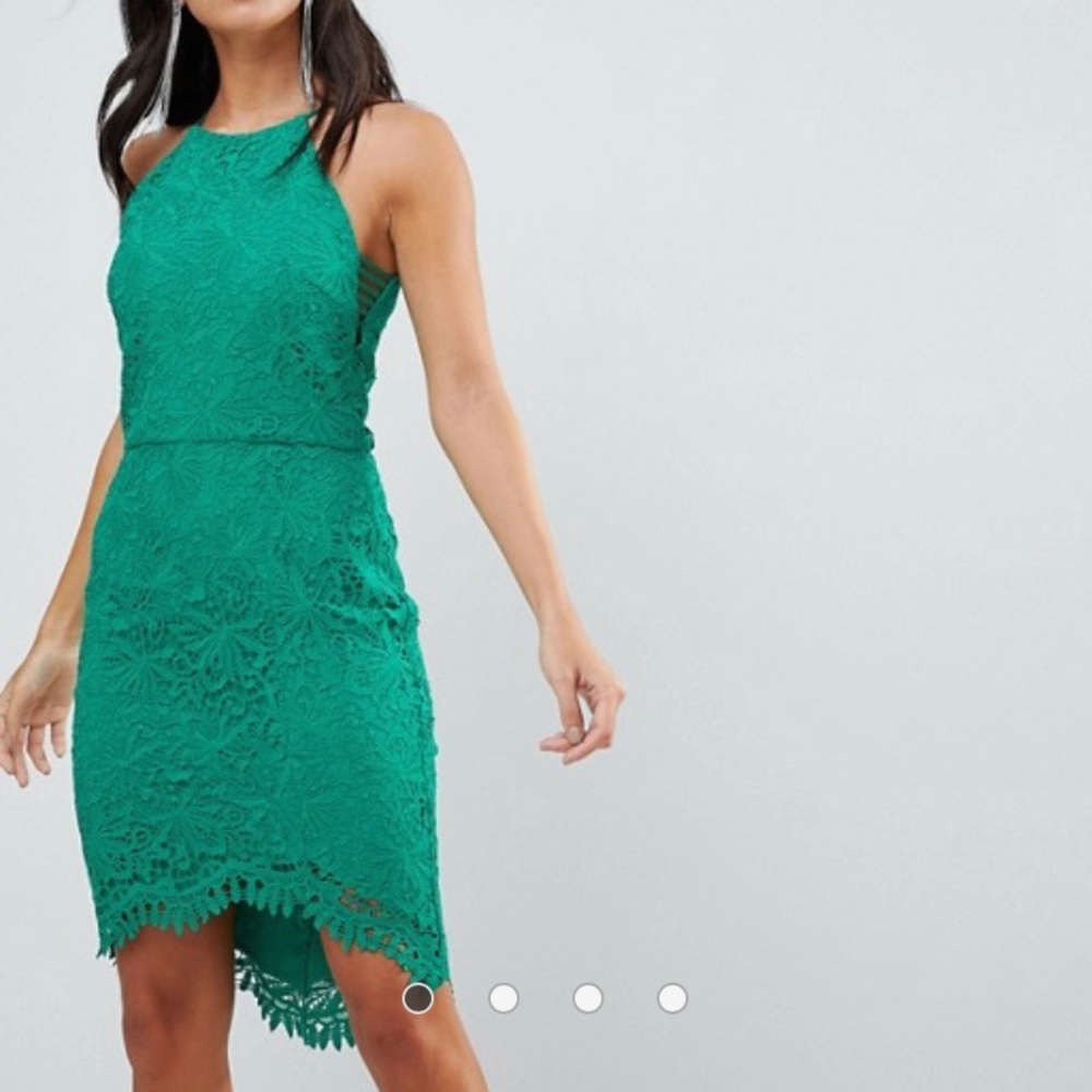 ASOS Adelyn Rae Louise Fishtail Sheath Lace Dress